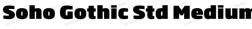 Soho Gothic Std Medium字体转换